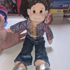 12-inch Ty Beanie Bopper doll named Jammin' Jenna